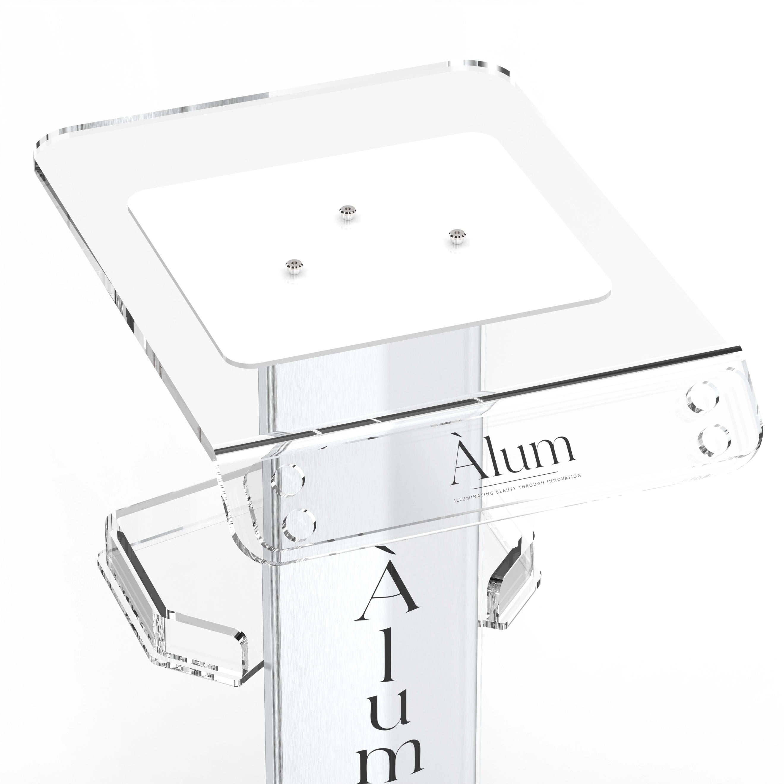 Àlum Premium Acrylic Spa Equipment Cart