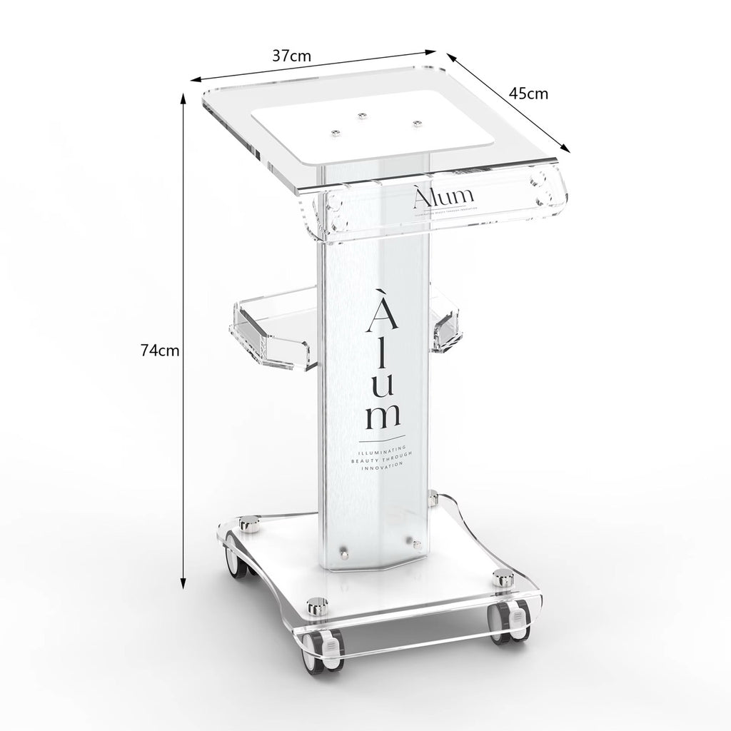 Àlum Premium Acrylic Spa Equipment Cart